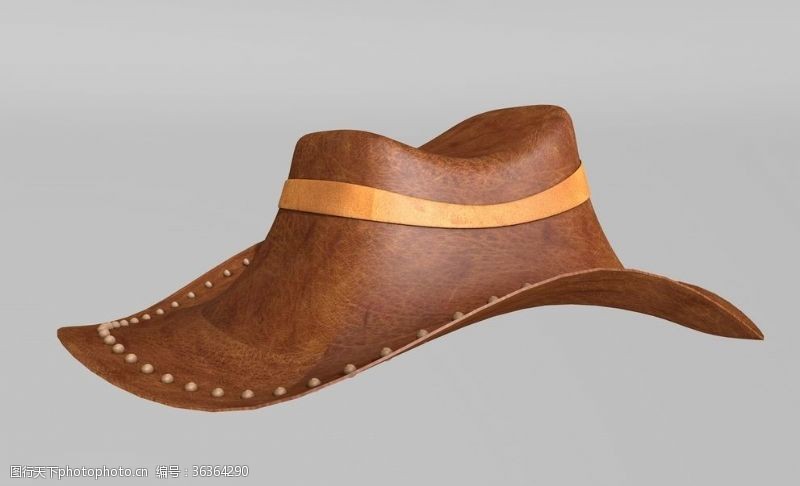 西部牛仔帽模型