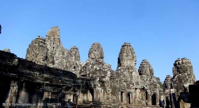 柬埔寨吴哥窟巴戎寺