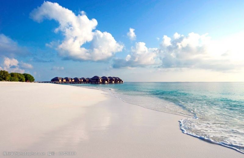马尔代夫海景马尔代夫沙滩海岸小岛