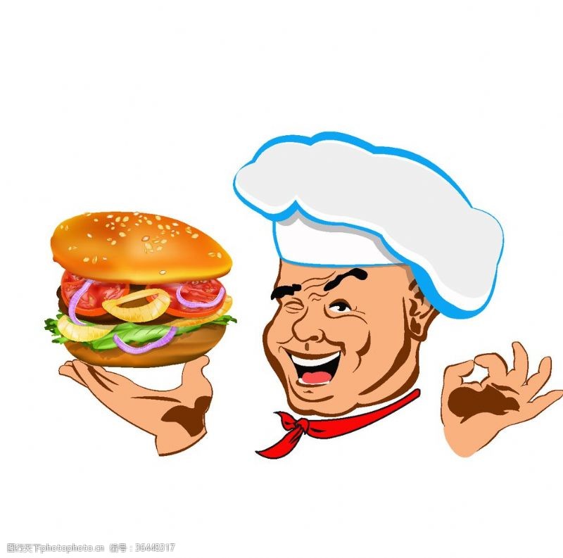 厨师卡通人物厨师卡通设计素材厨子