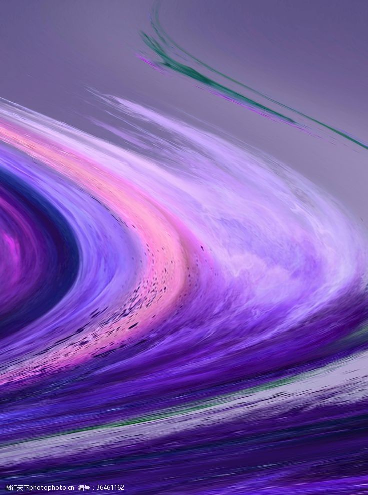 星球紫色动感漩涡图