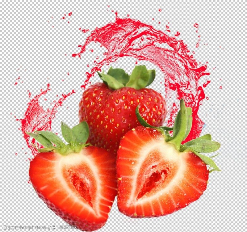 有机水果海报草莓