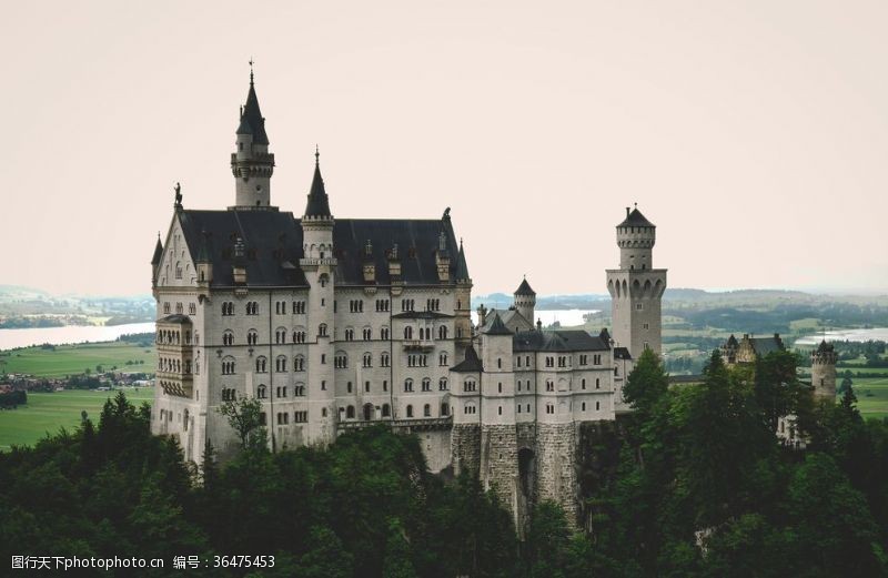 异国风情欧洲建筑城堡