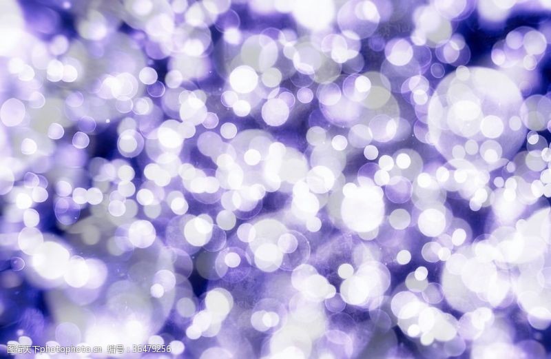 紫色水泡光点