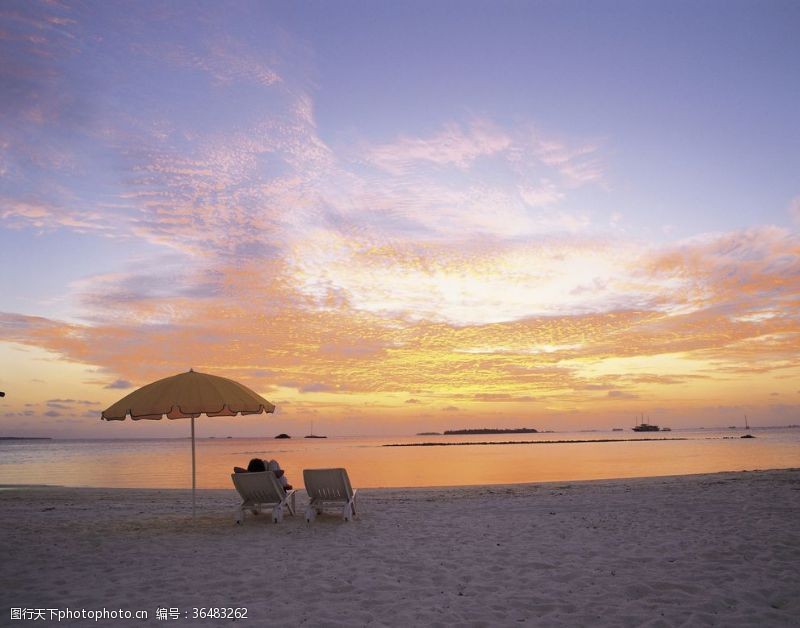 马尔代夫海景沙滩海岸海滩