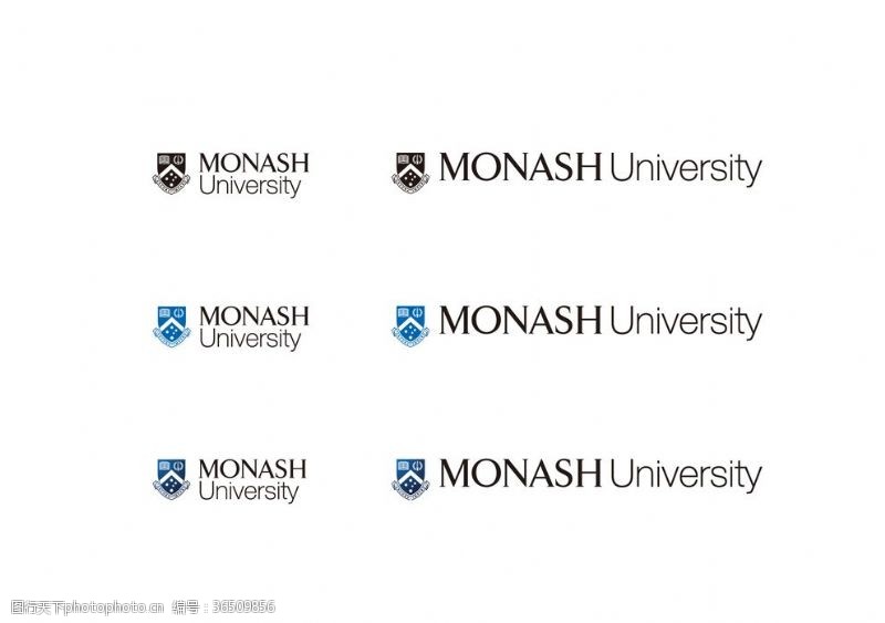 新洲图标澳大利亚莫纳什大学校徽新版