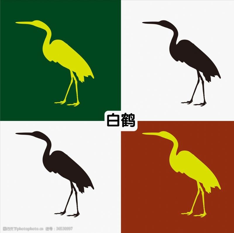 自然百科动物白鹤