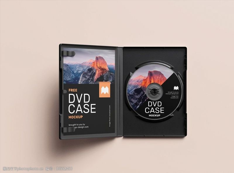 光碟贴图dvd光盘样机