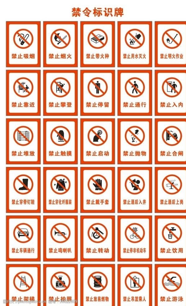 禁止车辆通行禁令标识牌
