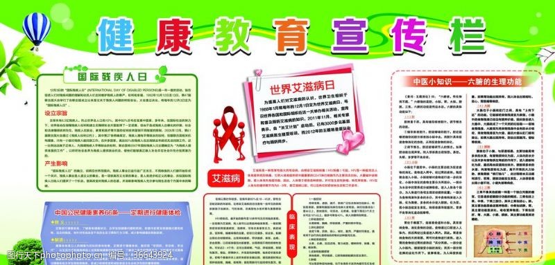 中医疾病健康教育宣传栏