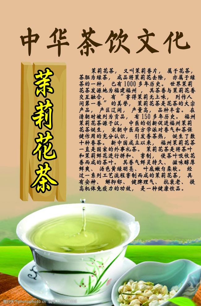 茶文化中华茶饮文化之茉莉花茶