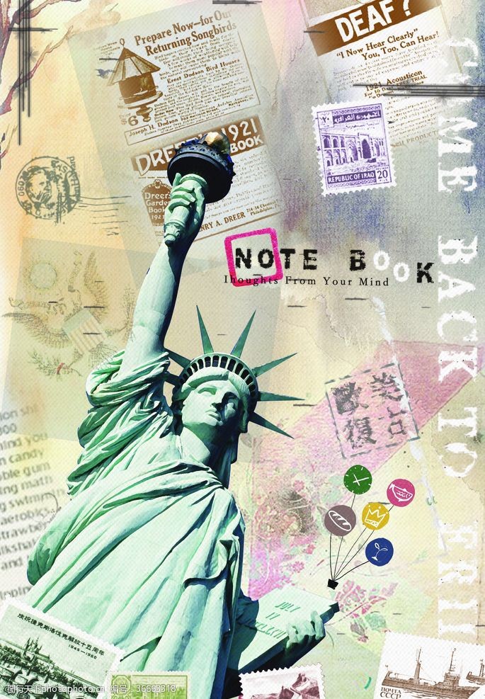 美元符号自由女神像邮票