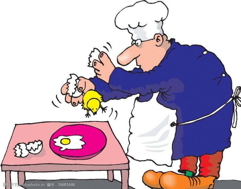 招聘图版厨师煎蛋