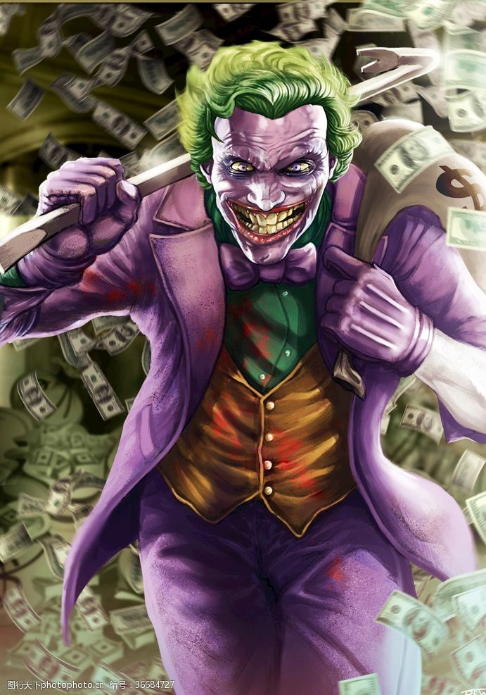 电影会员DC漫画蝙蝠侠系列超级反派小丑
