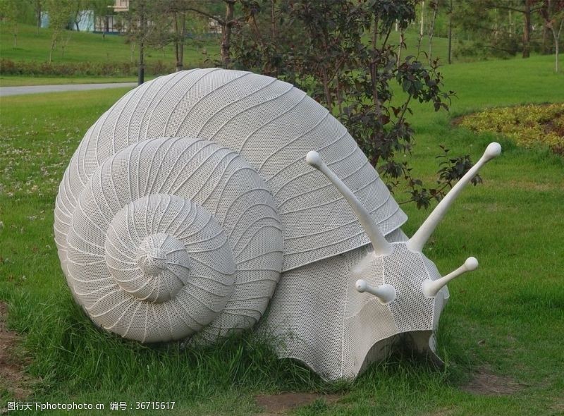 玻璃钢蜗牛雕塑