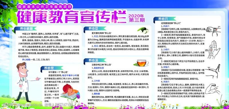 中医文化长廊宣传栏健康教育