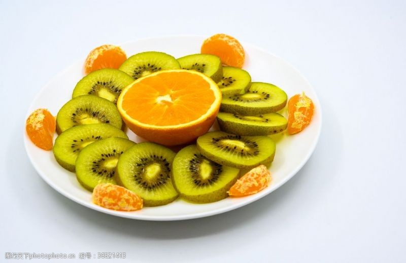 绿的水果拼盘