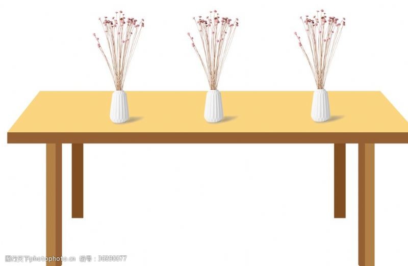 花瓶桌子桌面