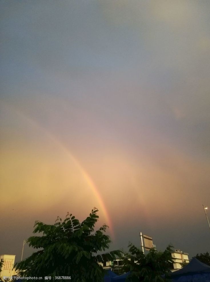 沙难雨后彩虹