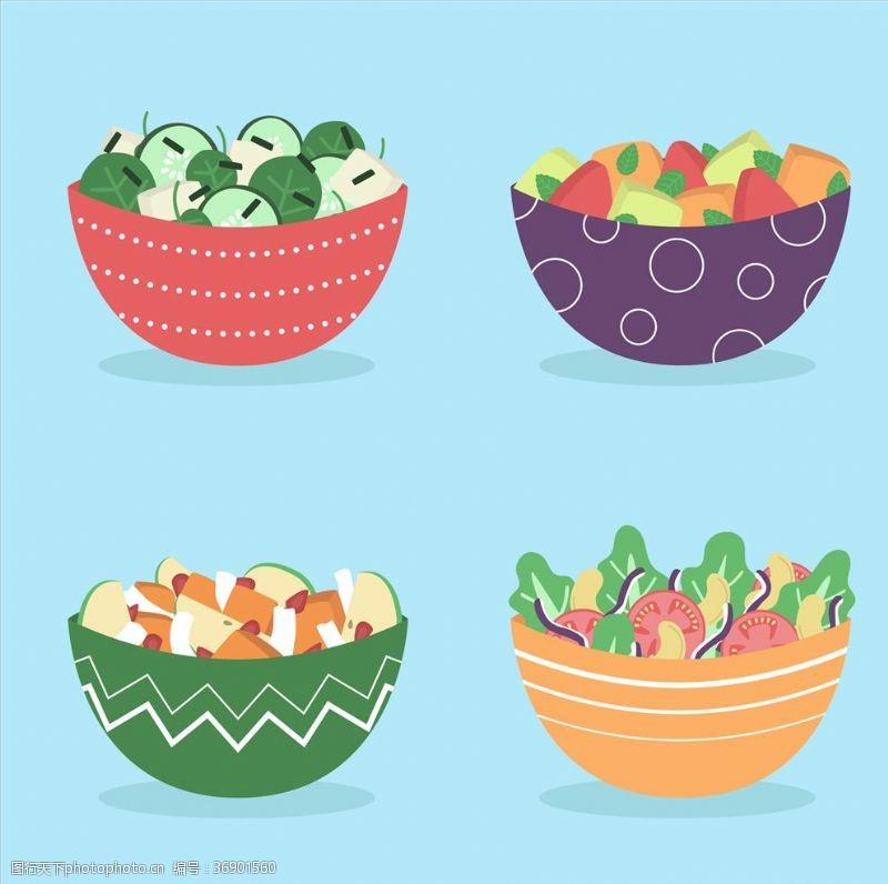 绿色食品矢量厨房蔬菜食品素材