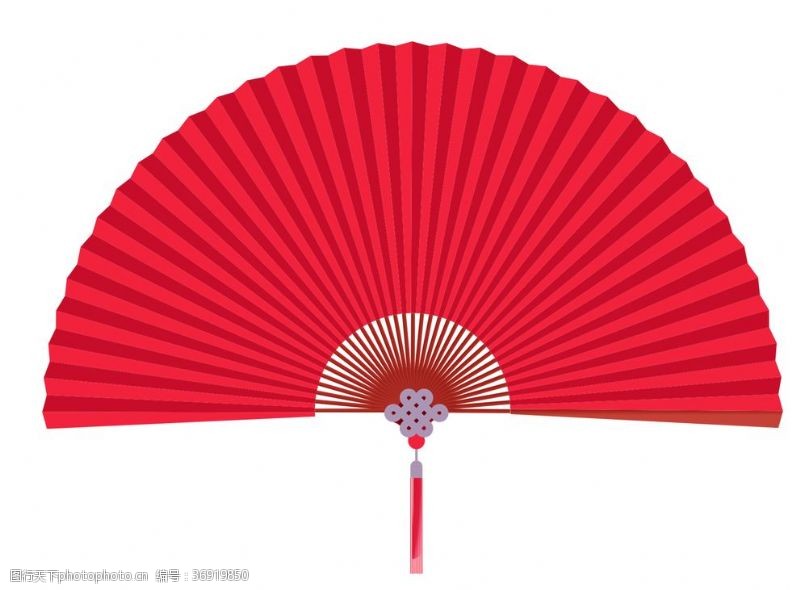 中国传统边框图古典扇子