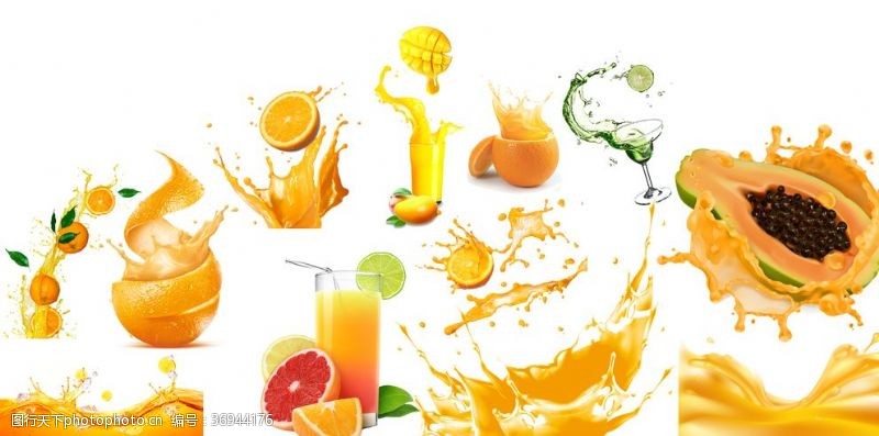 创意柠檬广告橙汁