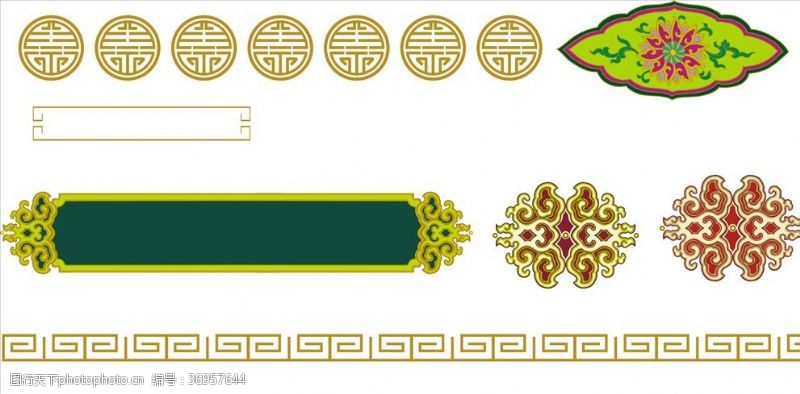 中国传统边框图传统文化花纹底纹