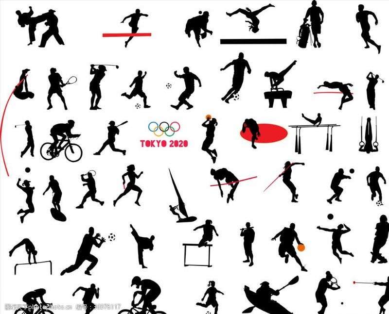 奥运元素奥会运动图标