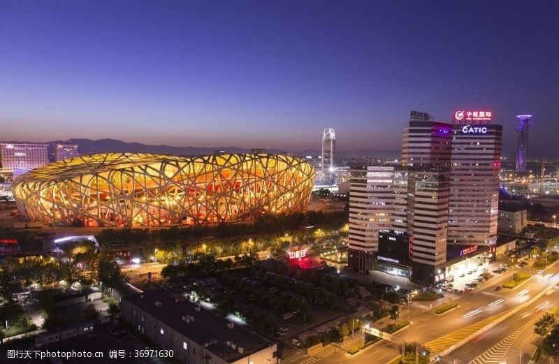奥运会建筑北京鸟巢