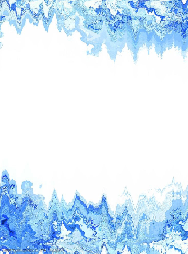 真皮斑蓝色冰爽冰块冰锥雪山洞穴简约背