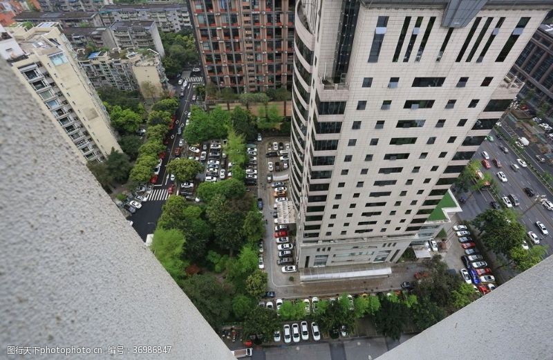 高层公寓成都华能大厦俯瞰