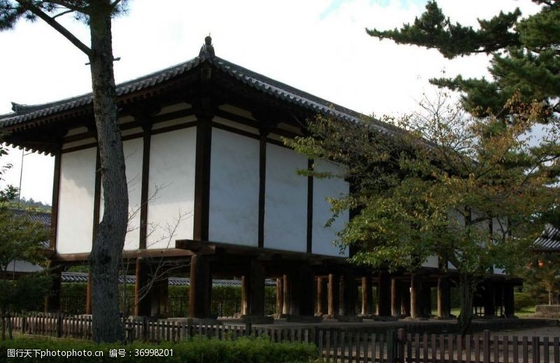日本风情日本仿古建筑