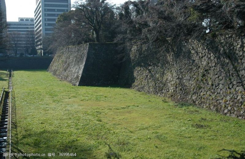 日本风情日本古城墙