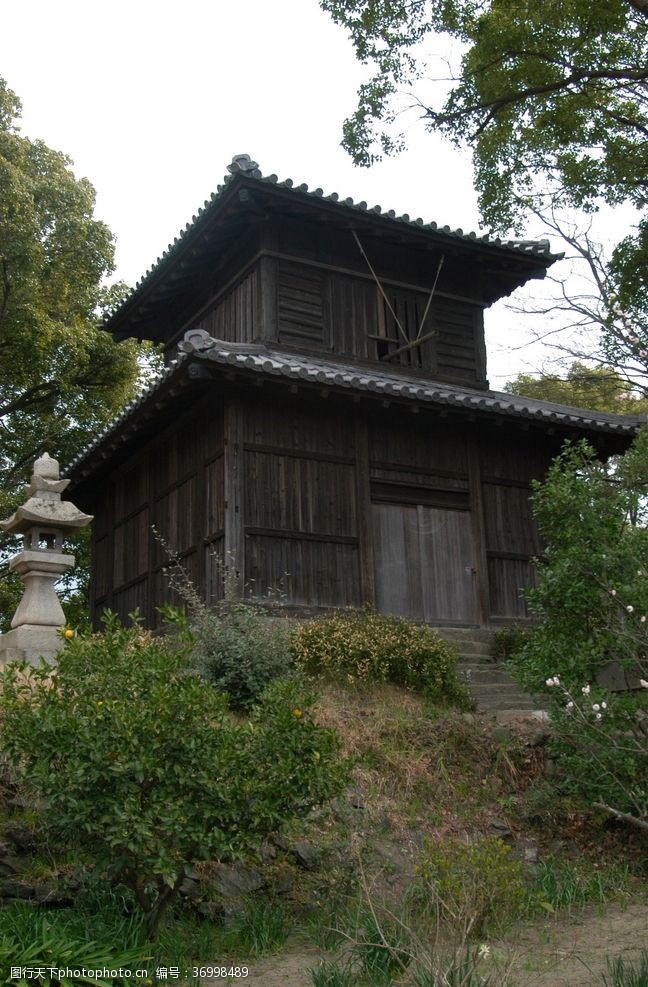 日本风情日本古建