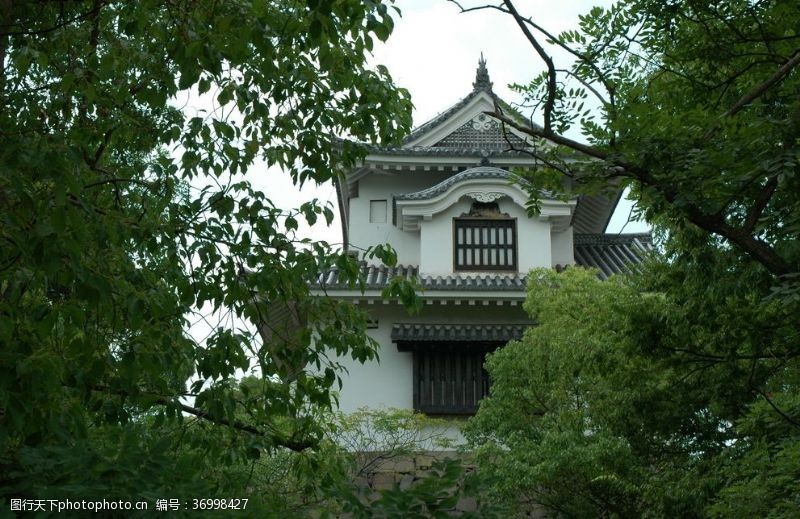 日本风情日本古建筑神社
