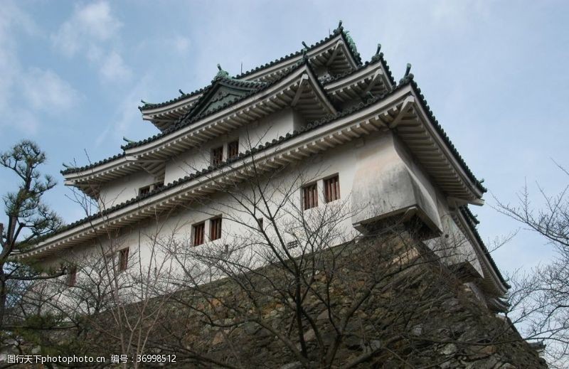 日本风情日本古堡