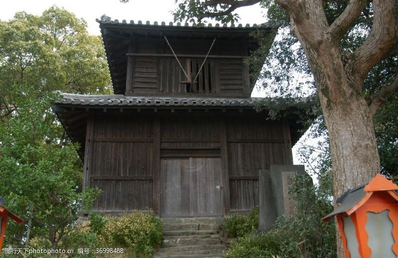 日本风情日本古建