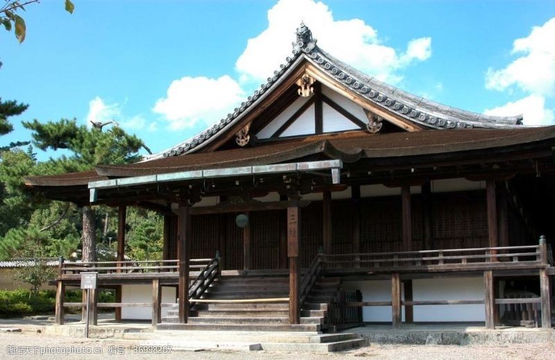 日本风情日本古建筑