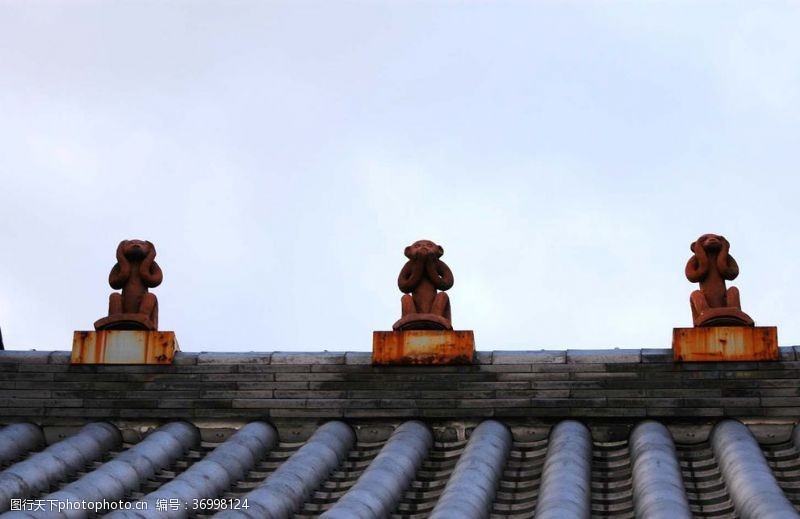 日本风情日式建筑屋顶