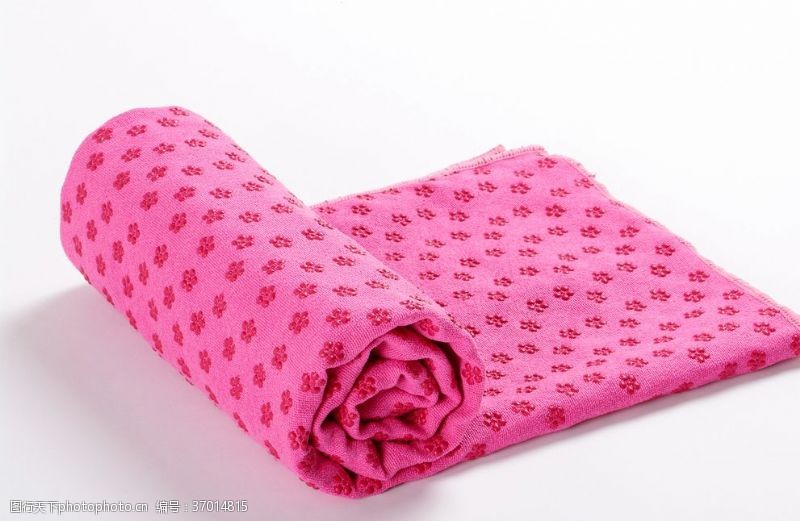 女性健康生活毛巾堆叠卷起