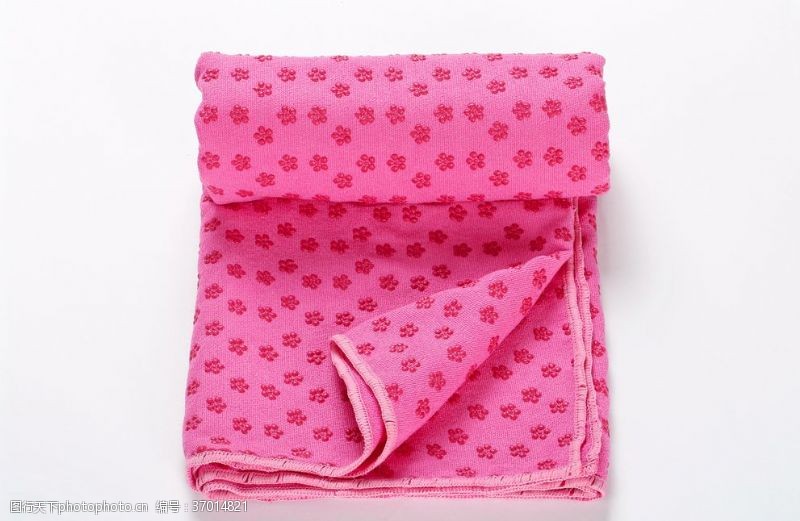 女性健康生活毛巾堆叠卷起
