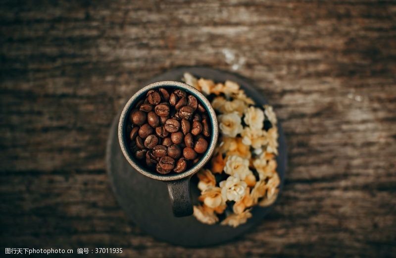 咖啡写真品质咖啡豆