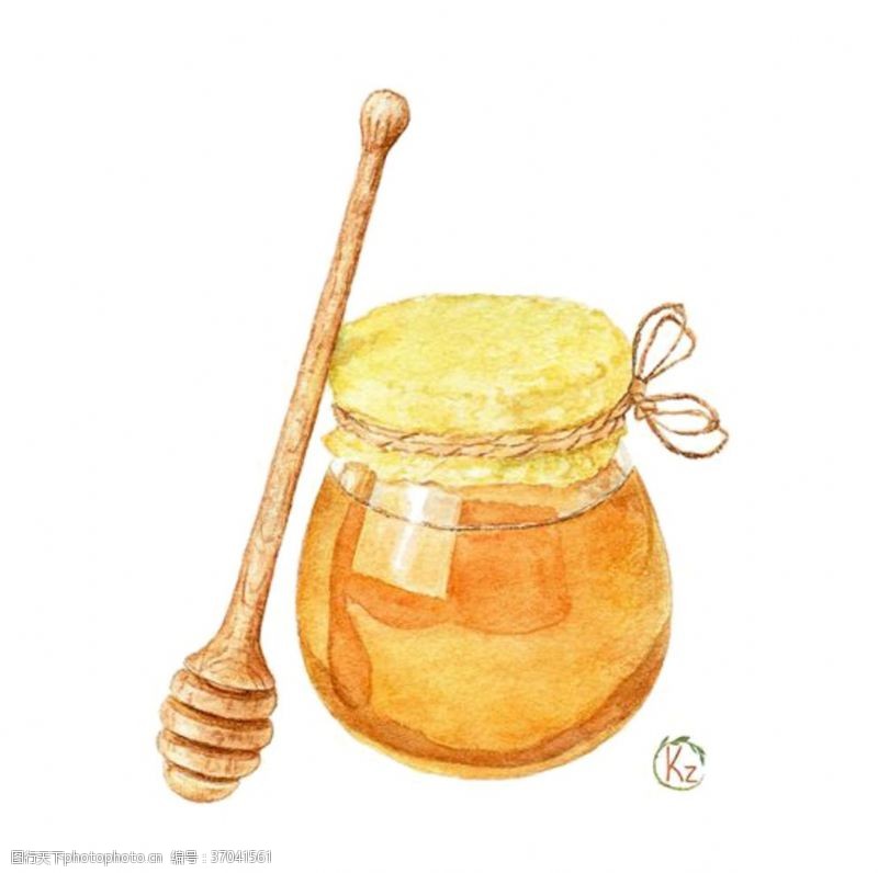卡通蜂蜜罐蜂蜜
