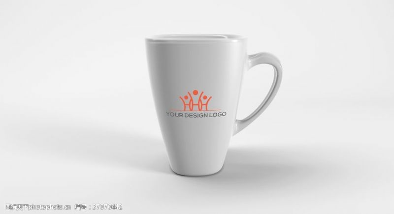 简约咖啡杯素材包logo陶瓷杯样机