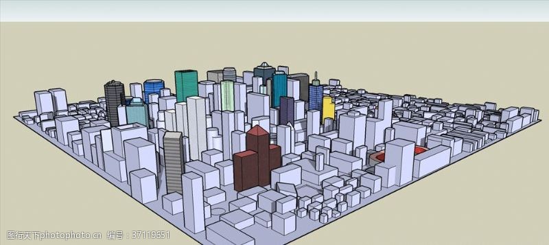 城市规划城市模型