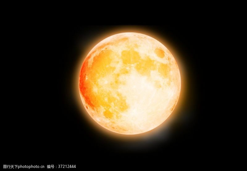 月亮满月中秋端午黄色七夕情人节