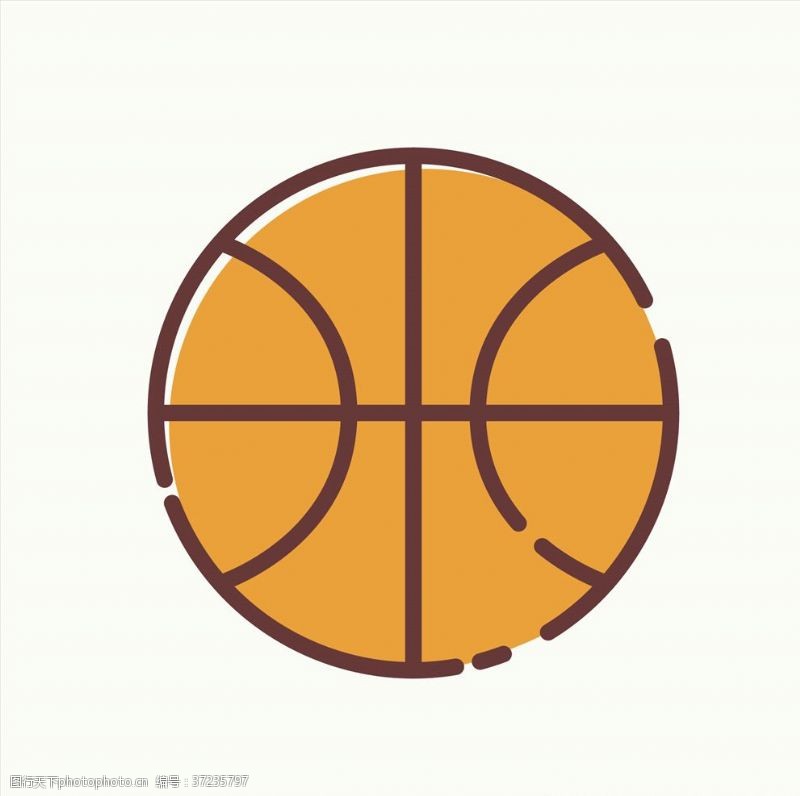 购物卡通篮篮球