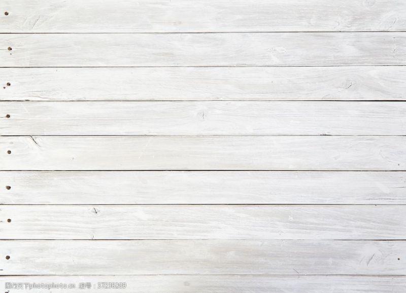 木纹地板有钉子的白色木板