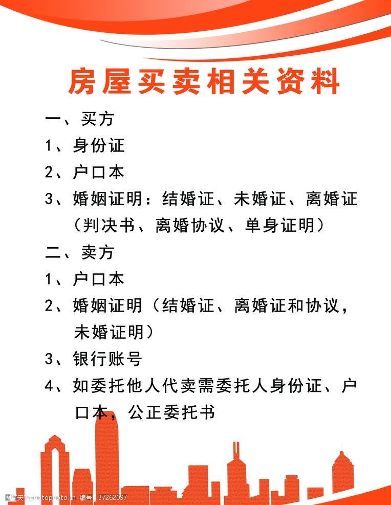我的资料房屋买卖相关资料
