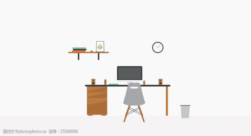 办公室壁画简单的办公室创意设计图